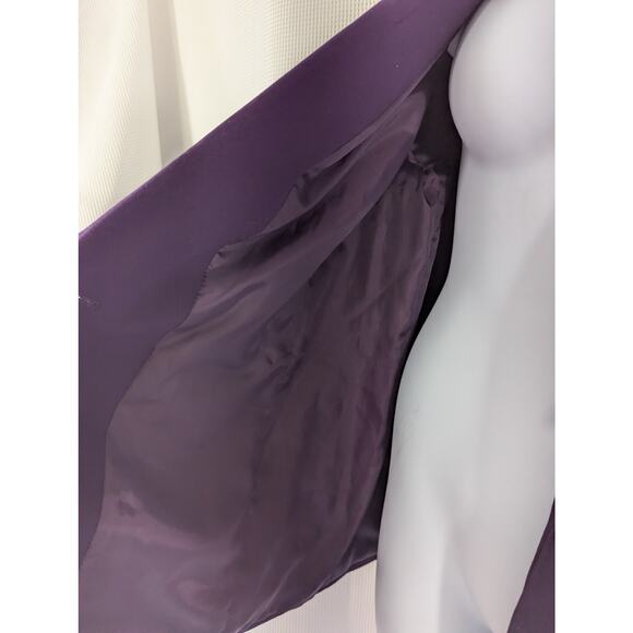NINE WEST! DEEP VIOLET PURPLE TAILORED DRESS JACKET, BLAZER, COAT! SZ 20W - Picture 6 of 11